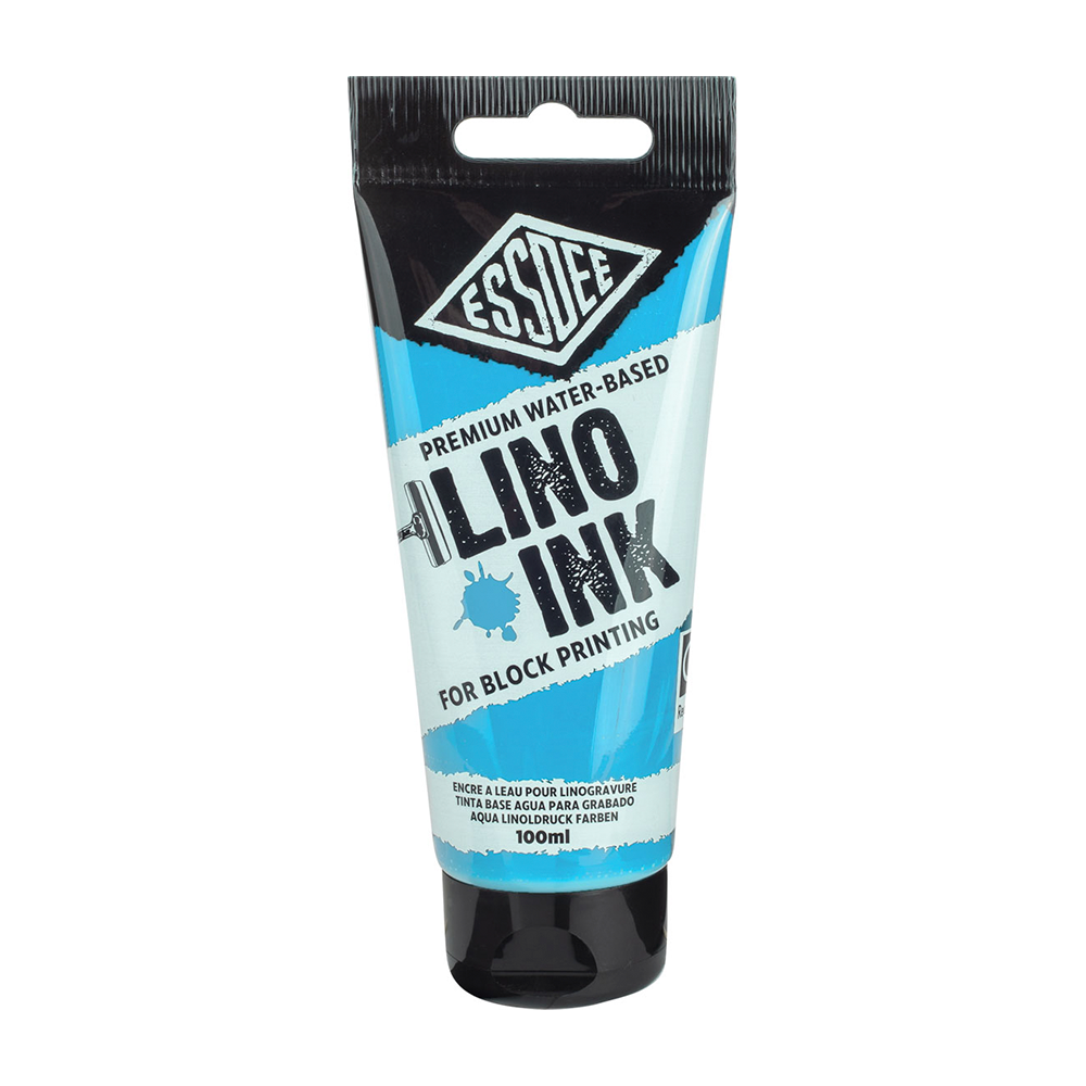 10001 Essdee Premium linoväri 100 ml, Sky Blue